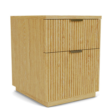 Deerfield - File Cabinet - Natural Oak