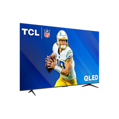 TCL - 85" 4K UHD HDR QD-LED Full Array Dim, Google TV - Black