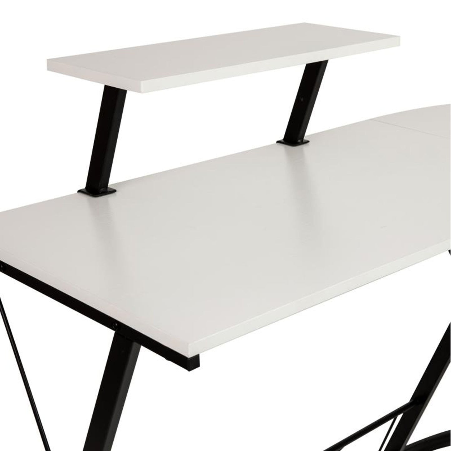 Flash Furniture - L-Shaped Computer Gaming Desk - White