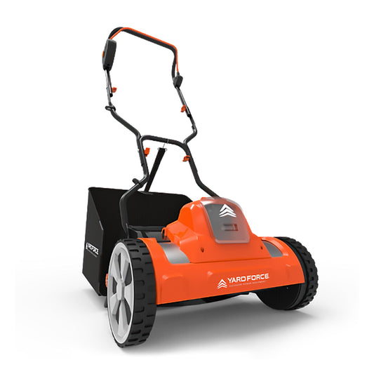 Yard Force - 20-Volt Lithium-Ion Reel Mower - Orange