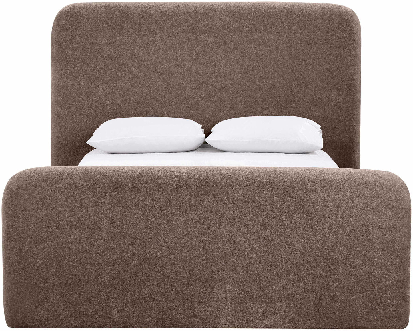 Fira - Chenille Fabric Upholstered Bed