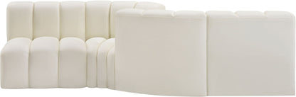 Arc - Faux Leather 4 Piece Sofa