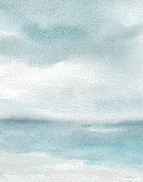 Seaside Sanctuary I By Carol Robinson (Small) - Light Blue
