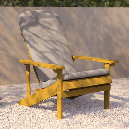 Flash Furniture - Chairs With Cushion (Set of 2) - Yellow / Cream