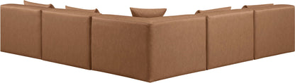 Cube - 5 Piece Modular Corner Armless Sectional