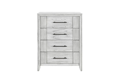 Elsie - 5 Piece Queen Bedroom Set - Light Gray