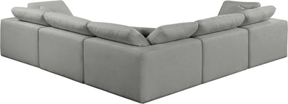 Comfy - 5 Piece Linen Modular Corner Sectional