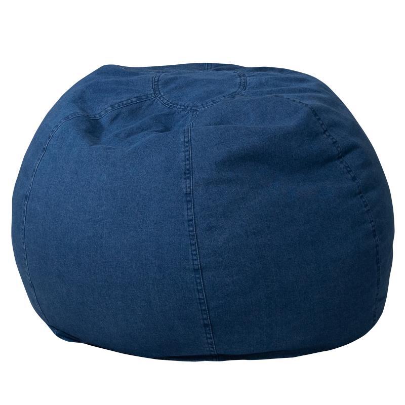 Flash Furniture - Small Bean Bag Chair - Denim