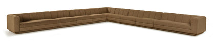 Modari - Sectional - Brown
