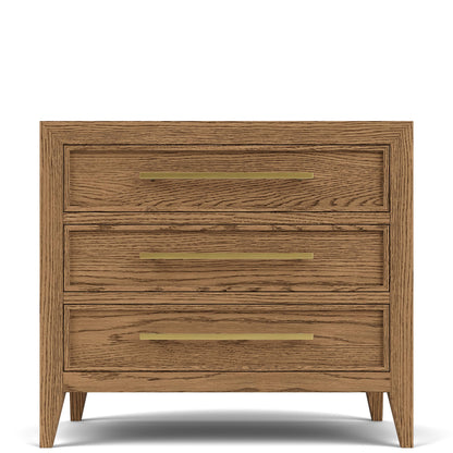 Halbrooke - 3 Drawer Nightstand - Light Brown
