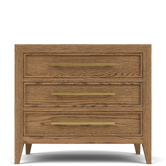 Halbrooke - 3 Drawer Nightstand - Light Brown