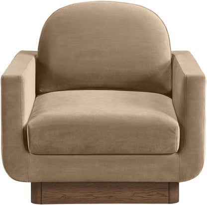 Diviento - Velvet Performance Fabric Upholstered Accent Chair