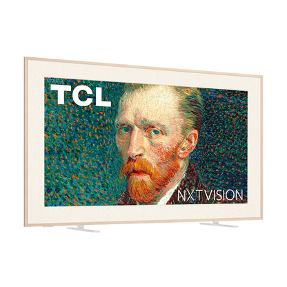 TCL - 65" NXT Vision QLED Google Smart TV - White