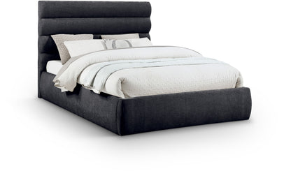 Adam - Chenille Fabric Bed With 52" Headboard