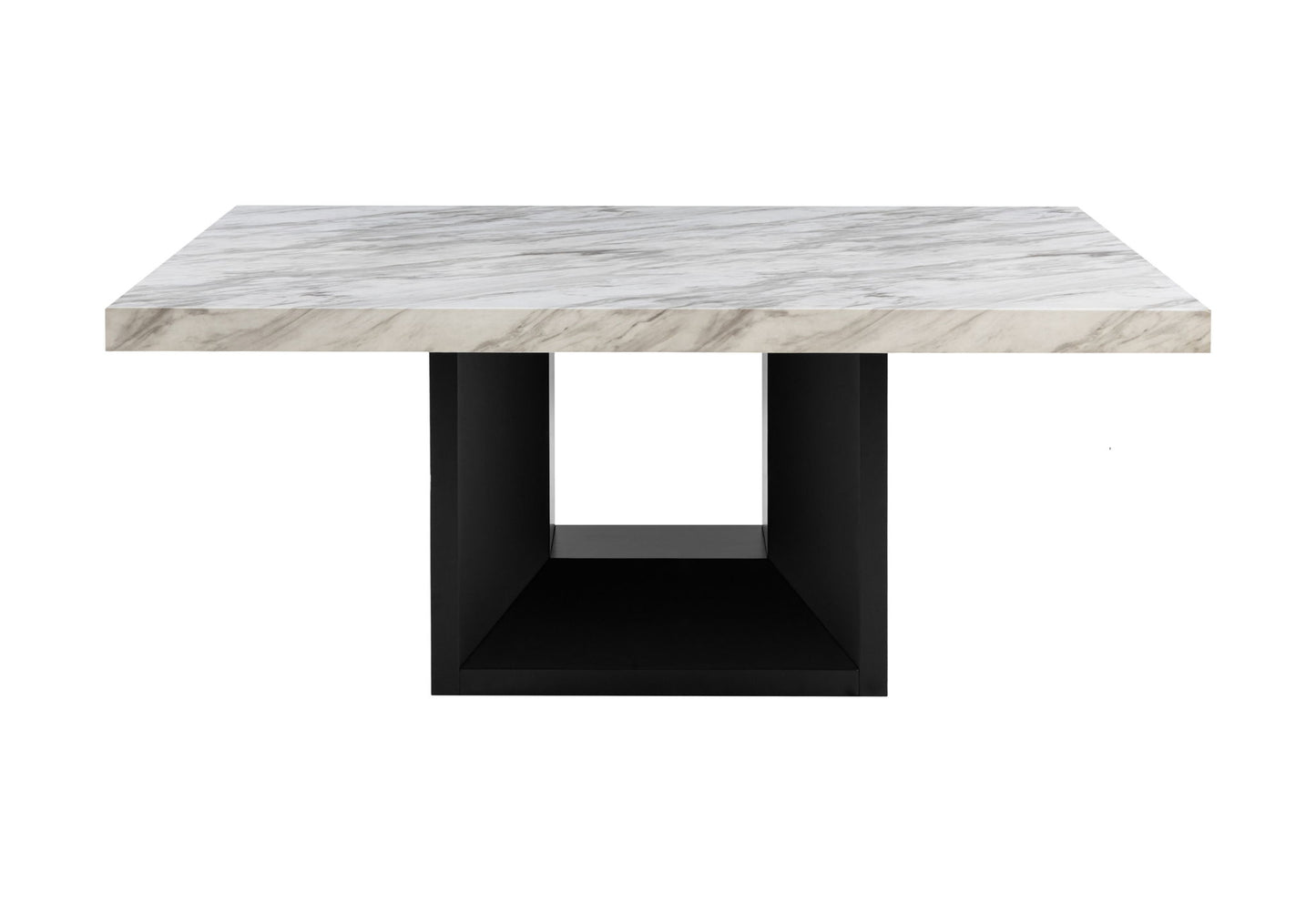 D02 - 5 Piece Dining Room Set (D02DT Dining Table And 4 D8685DC Dining Chairs) - Black / Gray