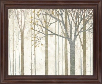 Whispering Branches - 28" x 34" Framed Wall Art - Gray