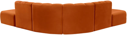 Arc - Velvet 6 Piece Corner Modular Sofa