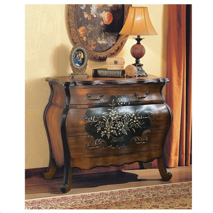 Roma - 37" Chest - Oak & Antique Black