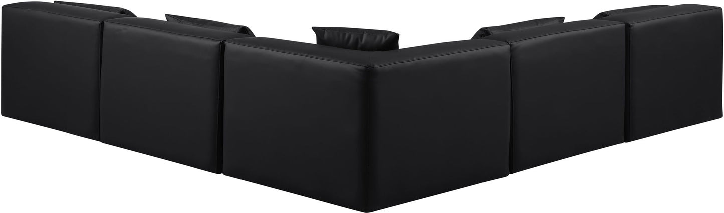 Cube - 5 Piece Modular Corner Armless Sectional