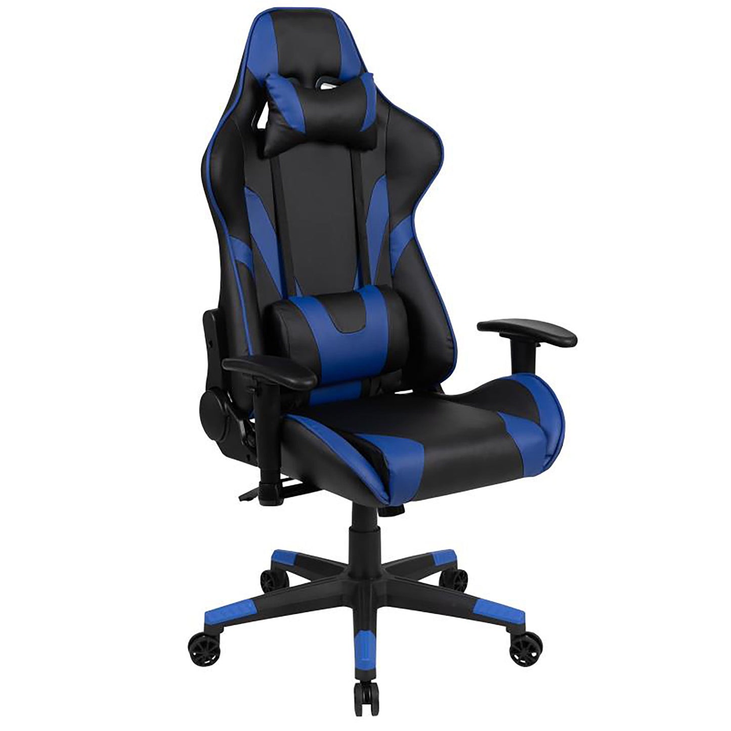 Flash Furniture - 2 Piece X20 Premium Gaming Chair With XL Gaming Desk Set - Black / Blue