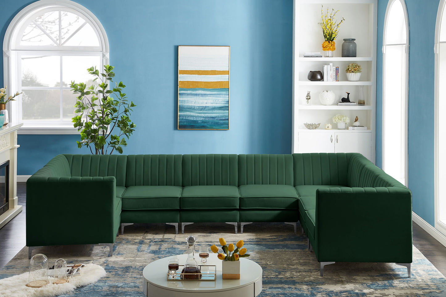 Alina - 8 Piece Modular U-Shaped Sectional