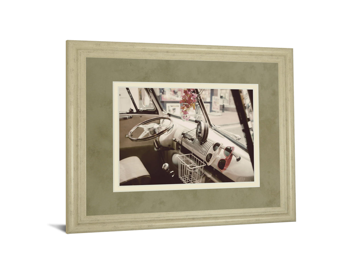 Cool Cats By Gail Peck - Framed Print Wall Art - Light Brown