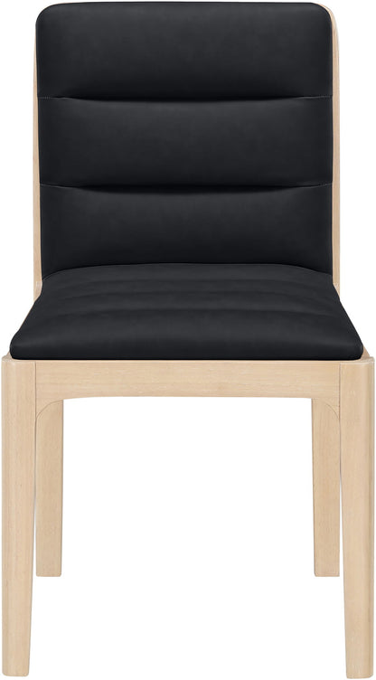 Ellis - Vegan Leather Upholstered Dining Chair (Set of 2) - Natural Base