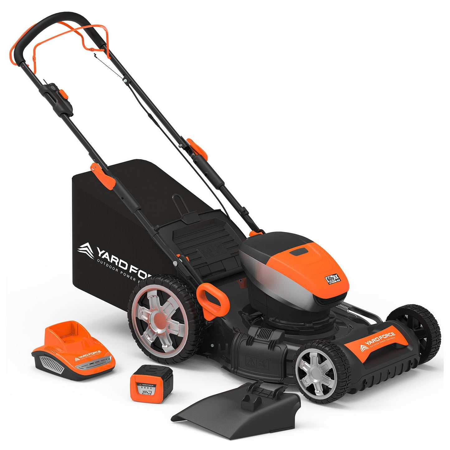 Yard Force - 60V RWD 3-In-1 Mower - Orange