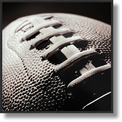 Grit Iron Focus - 24" x 24" Framed Wall Art - Dark Gray