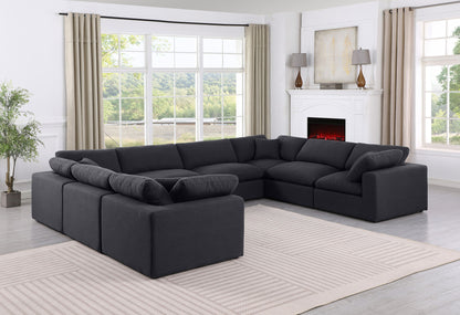 Comfy - 8 Piece Linen Modular Sectional