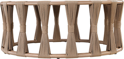 San Pietro - Aluminum Outdoor Patio Coffee Table - Natural