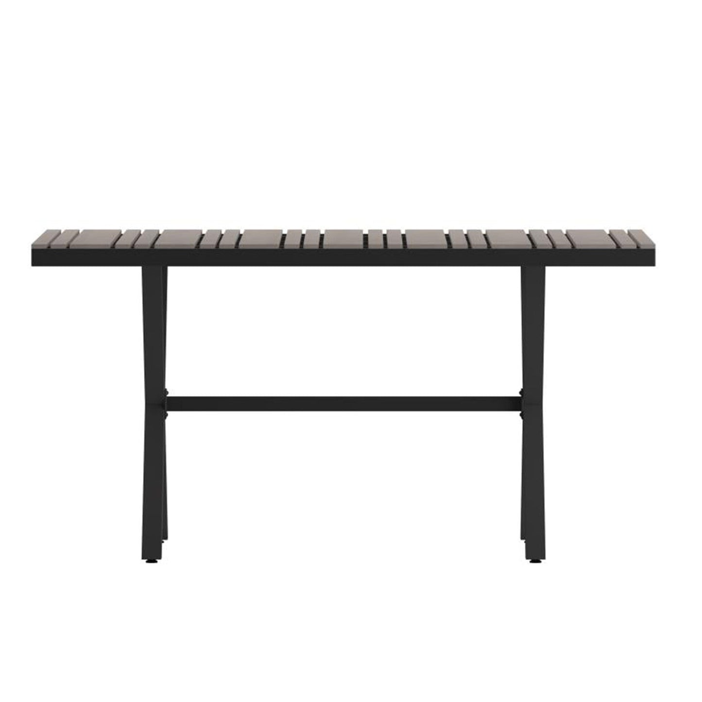 Flash Furniture - X Frame Patio Table - Gray