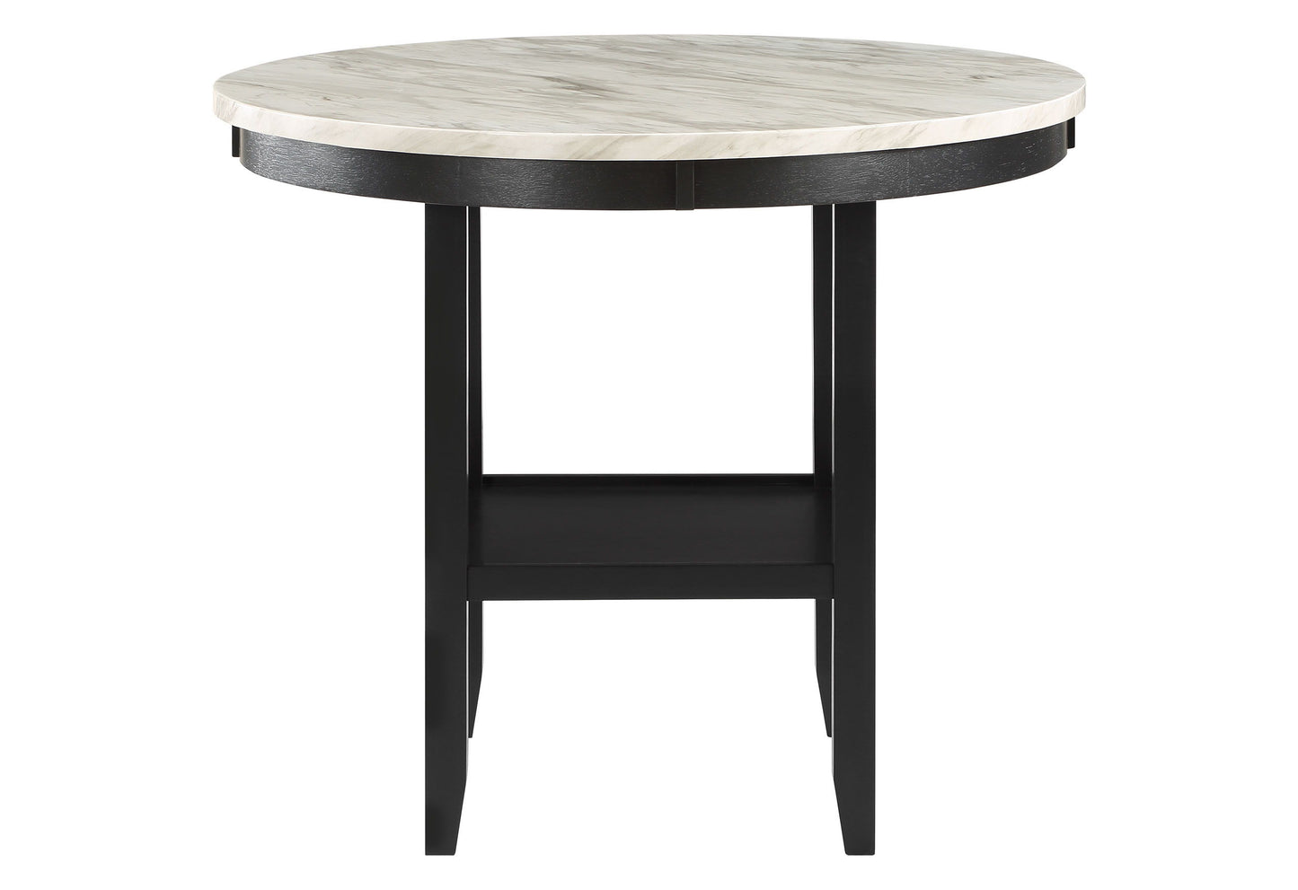 D40011 - 5 Piece Dining Room Set (D40011 Bar Table And D1622 Four Bar Stools) - Dark Gray