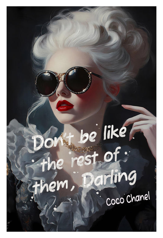 Opulent Muse - 24" x 36" Framed Wall Art - Black