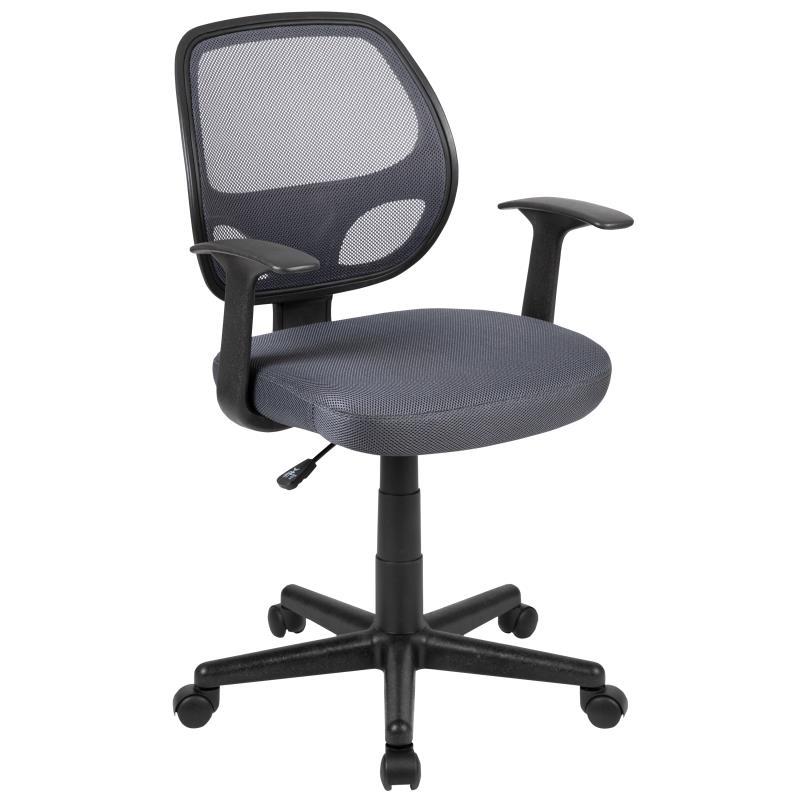 Flash Furniture - Mid Back Swivel Ergo Office Chair - Gray