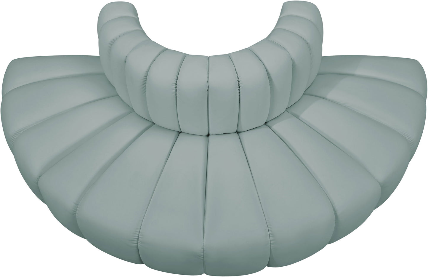 Arc - Faux Leather 4 Piece Modular Sofa