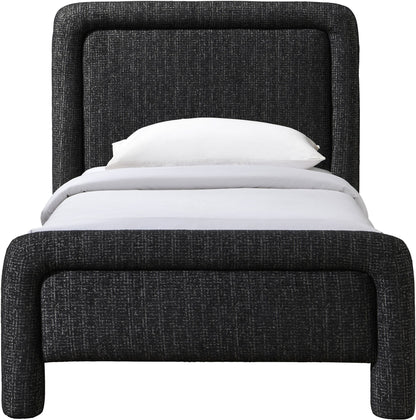 Baylor - Fabric With Interwoven Chenille Upholstered Bed