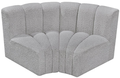 Arc - Boucle Fabric 2 Piece Modular Sofa