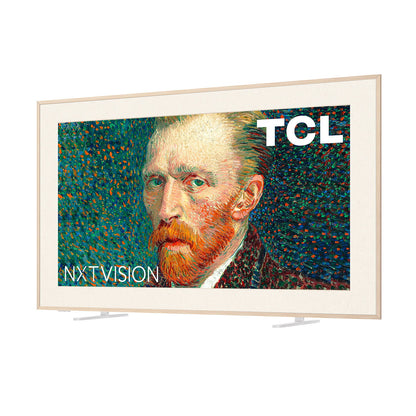 TCL - 65" NXT Vision QLED Google Smart TV - White