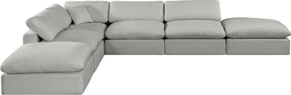 Comfy - 6 Piece Linen Modular Sectional