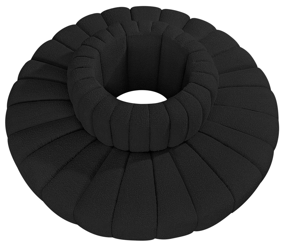 Arc - Boucle Fabric 8 Piece Round Modular Sofa