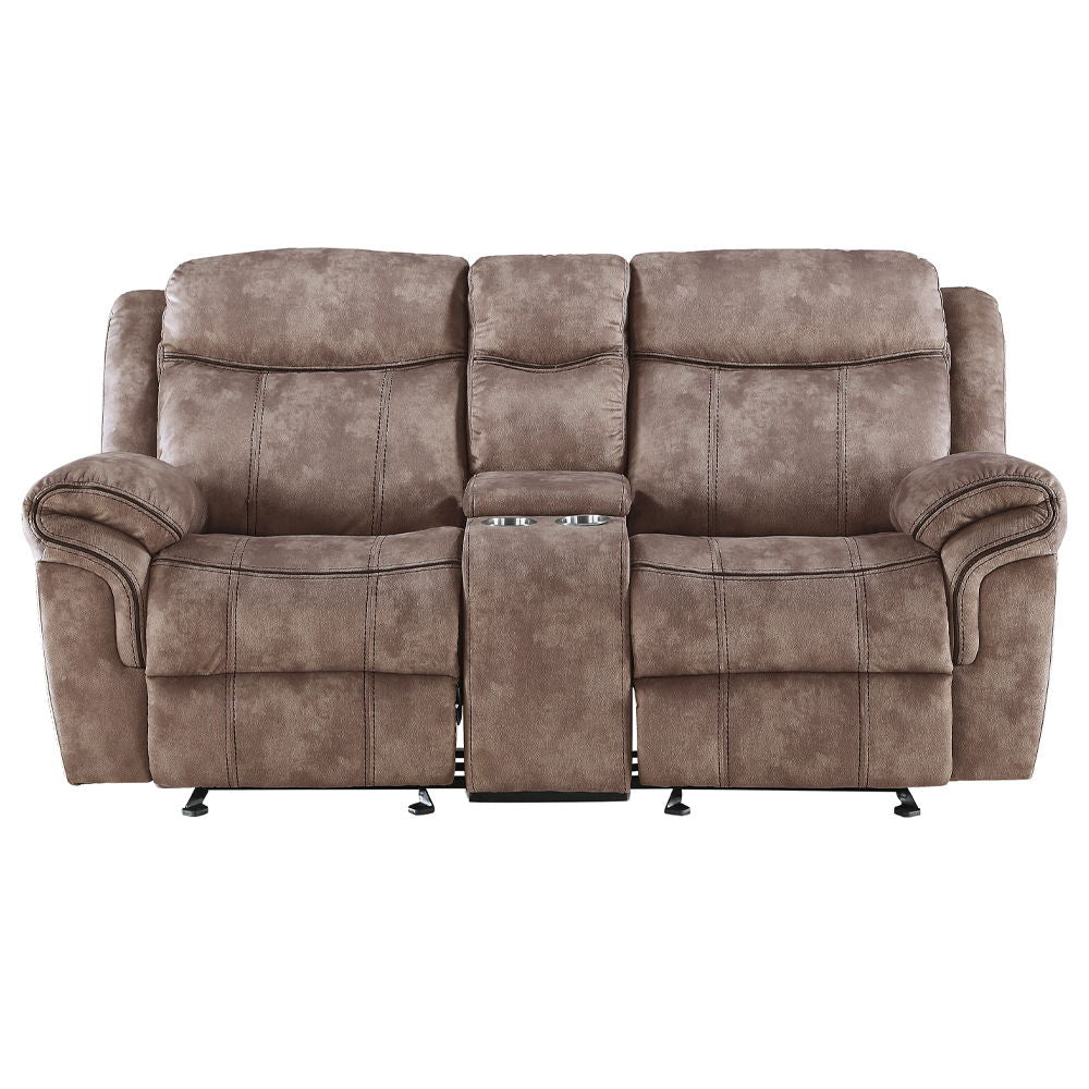 Zubaida - Loveseat w/USB Dock & Console (Glider & Motion)