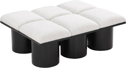 Pavilion - 6 Piece Modular Bench With Black Base