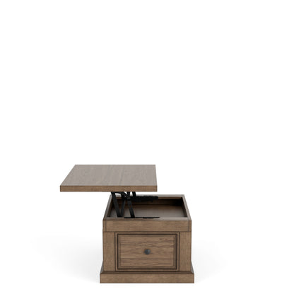 Hamilton - Lift-Top Trunk Cocktail Table - English Oak