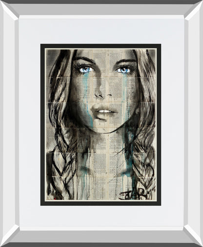 Shore By Loui Jover Mirrored Frame - Dark Gray