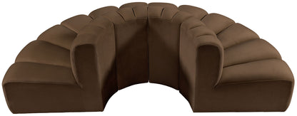 Arc - Velvet 4 Piece Modular Sofa