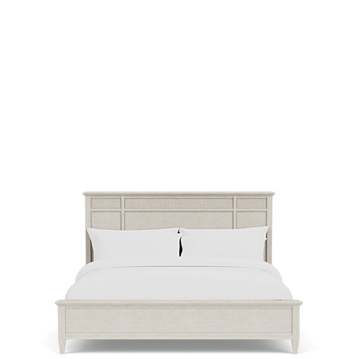 Carmella - King Panel Bed - Pebble Oak