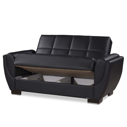 Ottomanson Armada Air - Upholstered Convertible Loveseat With Storage