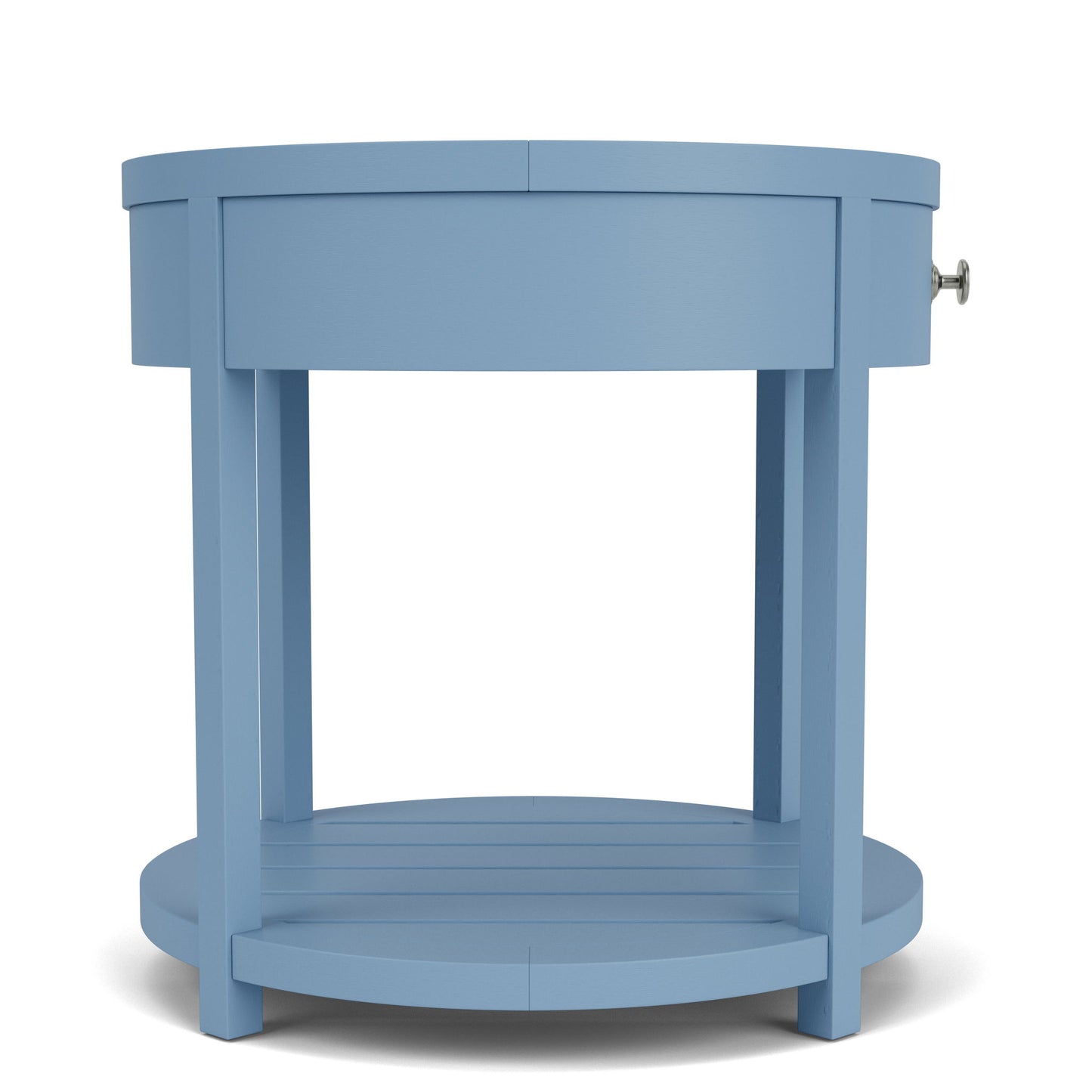 Rosalie - Round End Table - Blue