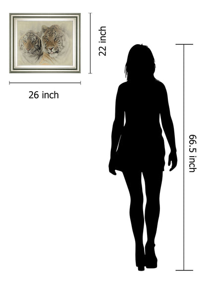 Mystic Realm By Wink Gaines - Framed Print Wall Art - Beige